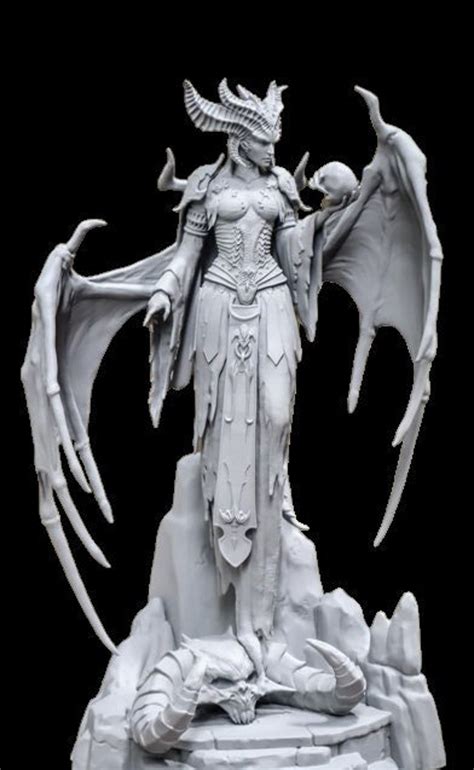 Diablo IV Lilith 3D Printed Resin Etsy