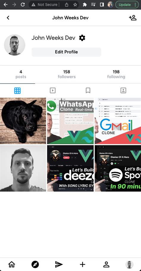 GitHub John Weeks Dev Instagram Clone This Is An Instagram Clone