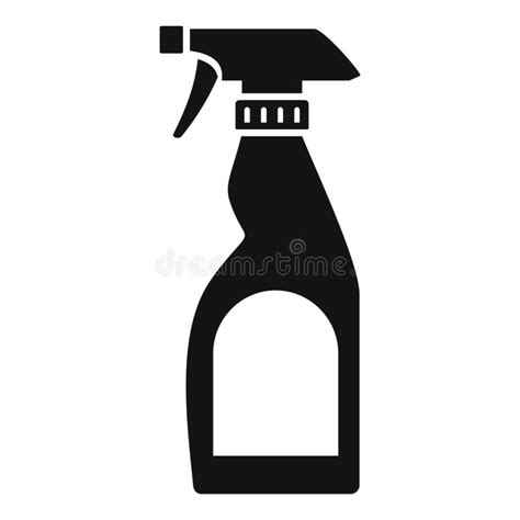 Icono De Limpieza Del Espray De La Botella Estilo Simple Ilustración