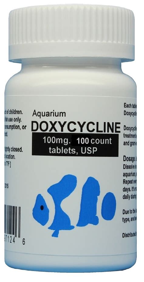 Fish Doxycycline 100mg Tablets | Fishtankantibiotics : Free Shipping