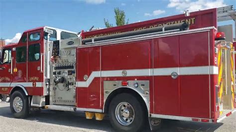 North Conway NH Fire Department Engine 1 And Tanker 1 Responding From