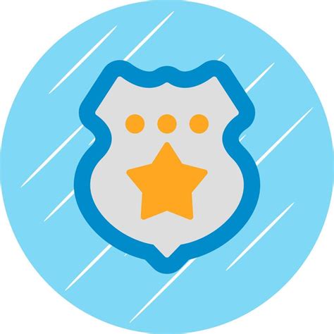 Police Badge Vector Icon Design 20900579 Vector Art At Vecteezy