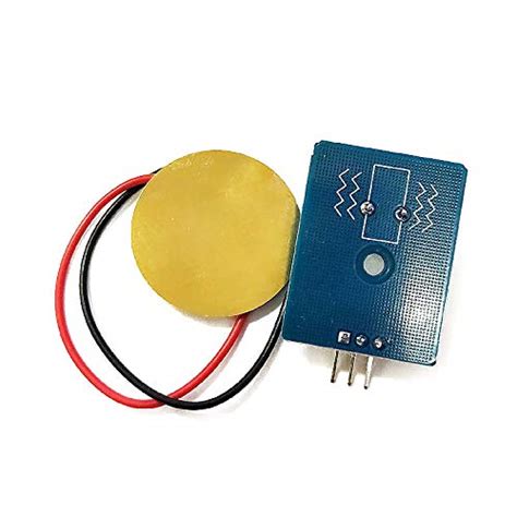 Hiletgo 5pcs Piezoelectric Sensor Analog Ceramic Vibration Sensor Module Piezoelectricity For