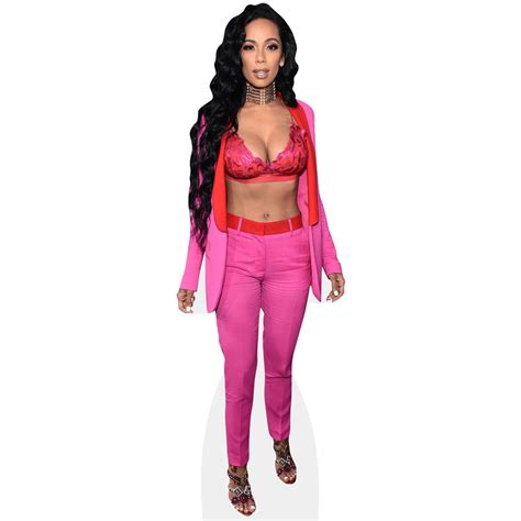 Erica Mena Crop Top Pappaufsteller Celebrity Cutouts