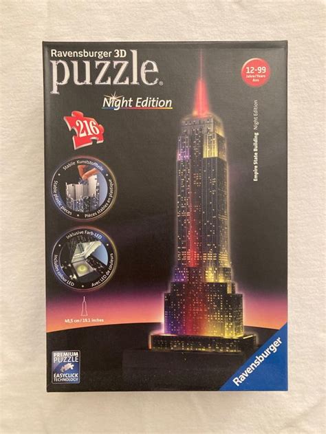 Ravensburger 3D Puzzle Empire State Building Night Edition Kaufen