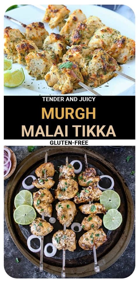 Murgh Malai Tikka How To Make Chiaken Malai Tikka Ruchiskitchen