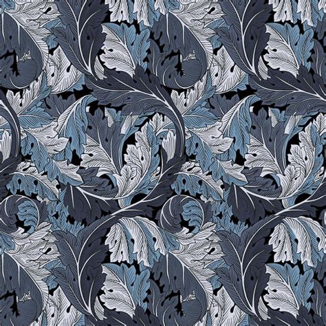 Snapklik Vintage William Morris Peel And Stick Wallpaper Dark