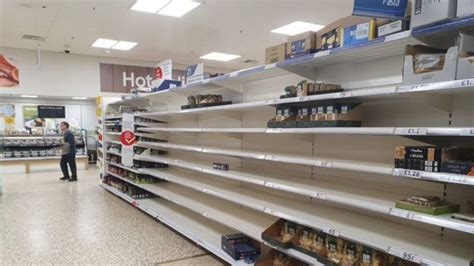 Coronavirus Tesco Limits Sales Of Essential Items Bbc News