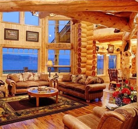 Pin On Cabin Fever Log Home Interiors Log Home Interior Log Home Living