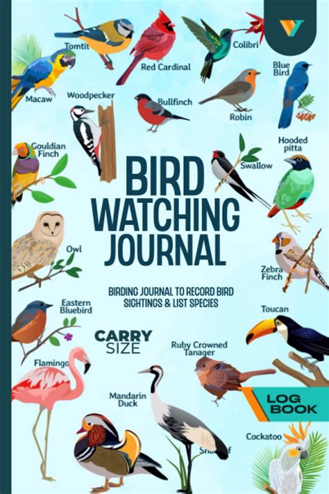 Bird Watching Journal Carry Size Bird Watchers Log Book Birding