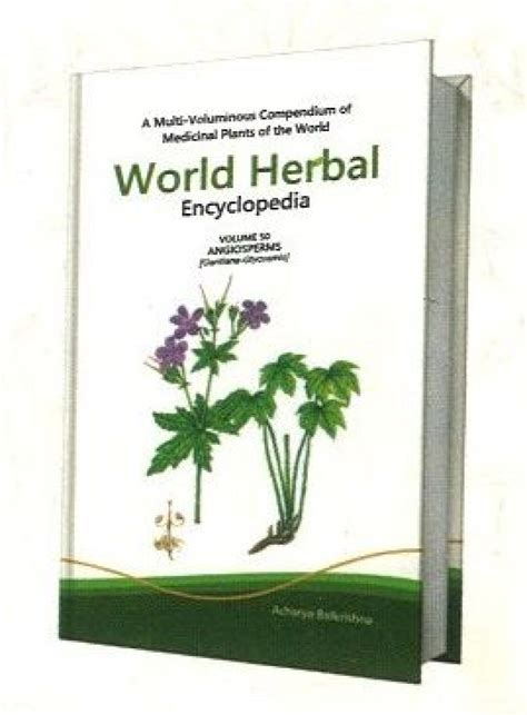 World Herbal Encyclopedia Volume 49 Angiosperms Gaertnera Gennaria Nhbs Academic