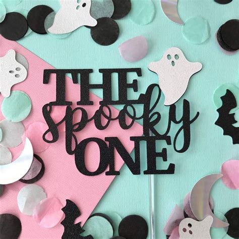 The Spooky One Cake Topper Halloween St Birthdays Halloween First