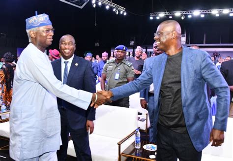 Photo News Sanwo Olu Fashola At The Lateef Jakande Leadership Academy