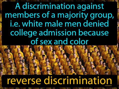 Reverse Discrimination Definition Image Flippy Flashcards