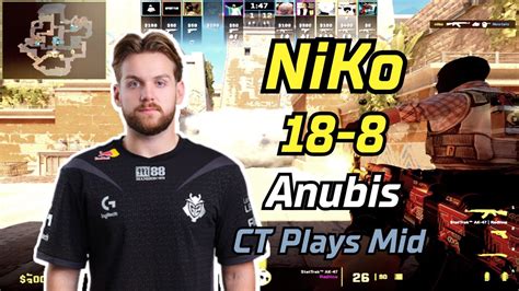 CS2 POV NiKo 18 8 Anubis FACEIT Ranked March 3 2024 Cs2