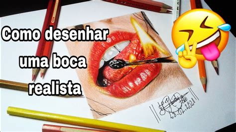 Desenhando Boca Realista Drawing Realistic Mouth Viralart Youtube