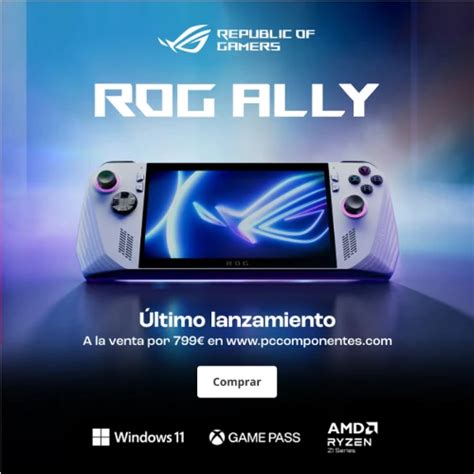 Descubre La Nueva Consola Port Til Asus Rog Ally Z Extreme