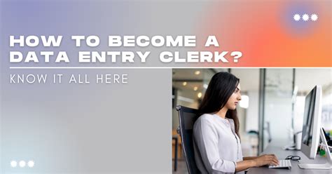 How To Become A Data Entry Clerk Hrmb Associates Llc