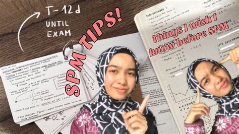 Realistic Spm Study Tips 📚 Things I Wish I Know Before Spm