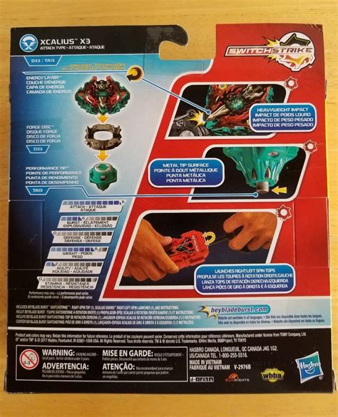 Beyblade Burst Evolution Switch Strike Xcalius X Set D Ta By