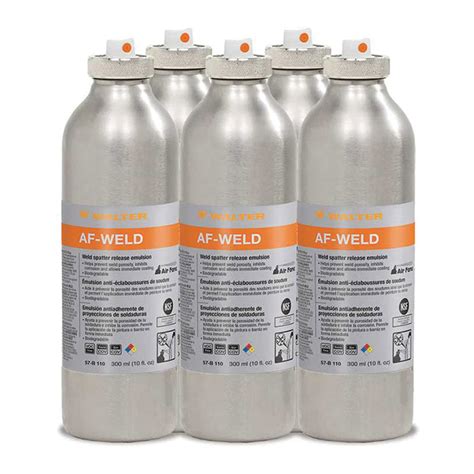 Walter Surface Technologies 57B110 AF WELD Anti Spatter Premium Air