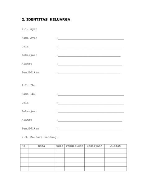 Contoh Formulir Aplikasi Kerja Karyawan By Daniel Doni Sundjojo Pdf