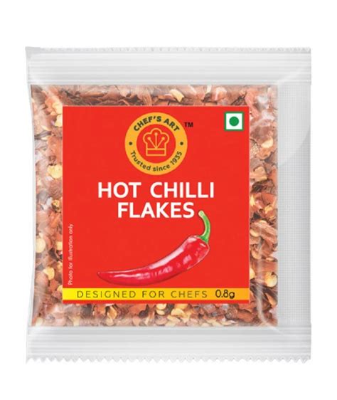 Chili Flake Vkl Hot Chilli Flakes Sachet For Food Processing