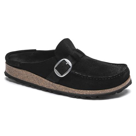 Birkenstock Buckley Suede Leather Black | Birkenstock & More