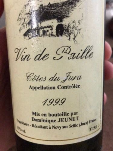 Dominique Jeunet Vin De Paille C Tes Du Jura Vivino Us