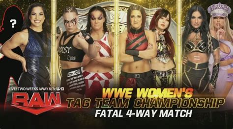 Wwe Women S Tag Team Title Match Set For Wwe Raw