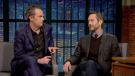 Watch Late Night with Seth Meyers Interview: Matthew Perry and Thomas ...