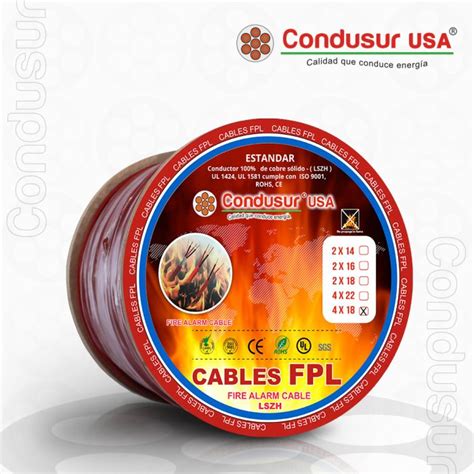 Cable FPL 4X18 AWG LSZH 100 COBRE Grupo Yllaconza