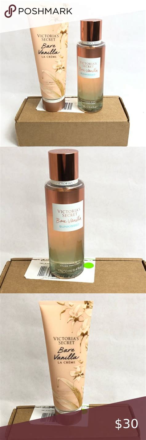 Victoria Secret Bare Vanilla Sunkissed Mistbare Vanilla La Cremè Body