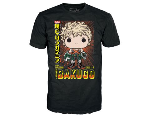 My Hero Academia Funko Pop T Shirt Bakugo Katsuki Sugoi Shop