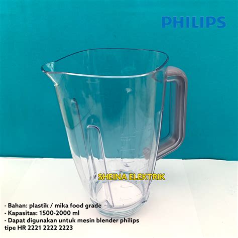 Jual Gelas Jus Blender Philips Hr Glas Jar Tabung