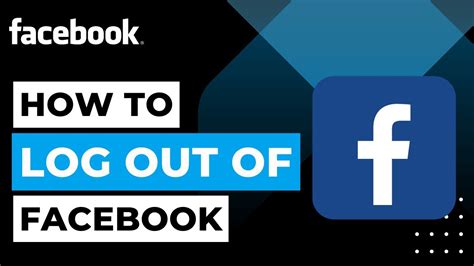 How To Log Out Of Facebook How To Sign Out Of Facebook Youtube