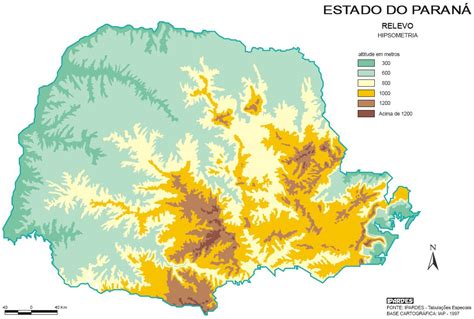 Relevo Do Paraná Geografia Geologia Infoescola