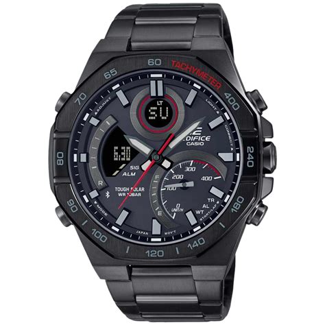 Casio Edifice Bluetooth Black Resin Watch Ecb Dc Aef