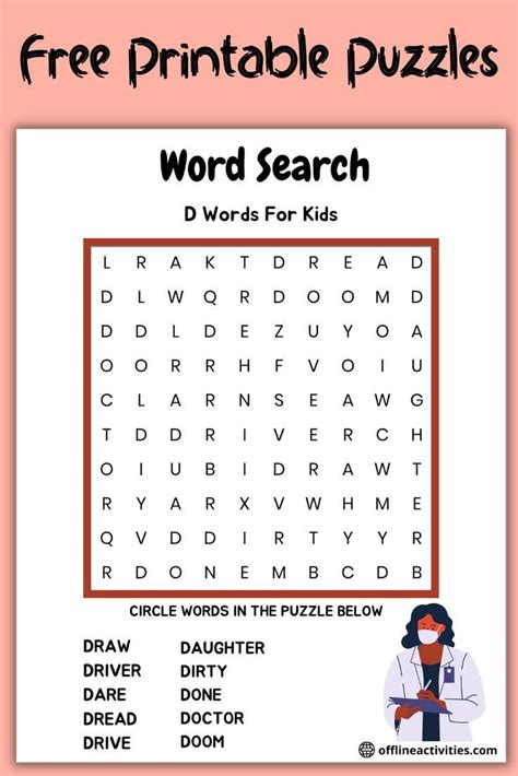 Word Search Puzzles for Kids | | Kids word search, Puzzles for kids ...