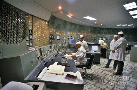 Chernobyl Reactor 3 Control Room Photograph by Patrick Landmann