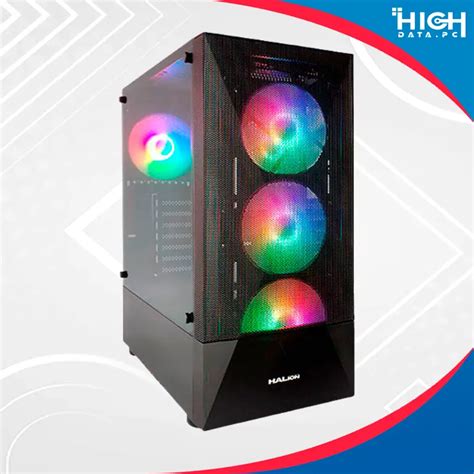 CASE GAMING HALION POLARIS CR13 500W LED V TEMPLADO High Data PC