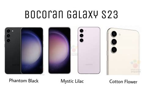 Foto Wujud Asli Dan Varian Warna Galaxy S23 Bocor Sebelum Peluncuran