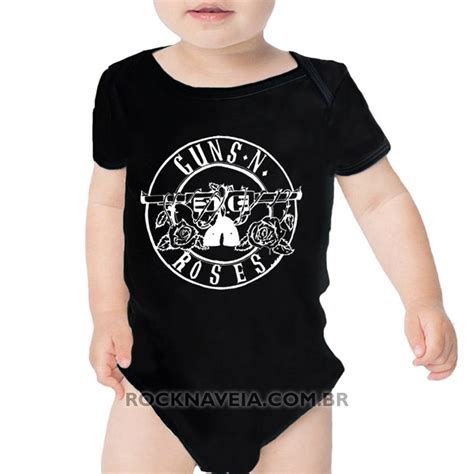 Body Infantil Guns N Roses Estamparia Rock Na Veia