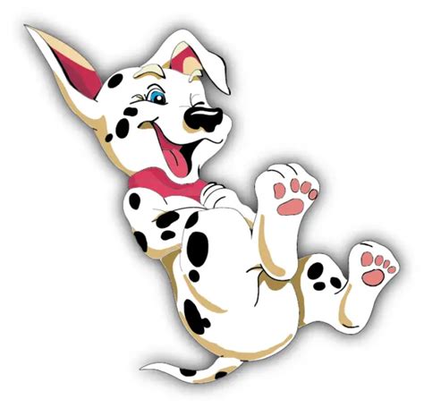 101 DALMATIANS CARTOON Funny Car Bumper Sticker Decal 5 X 5 4 04