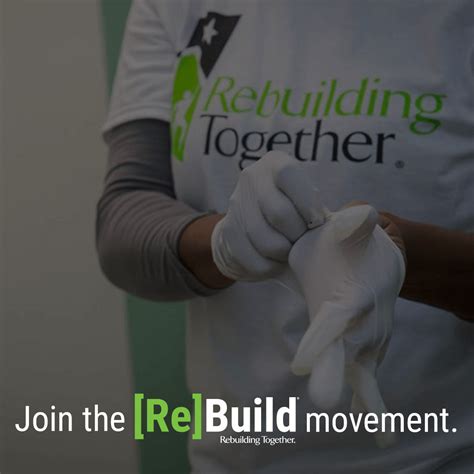 Join The Movement Rebuilding Together