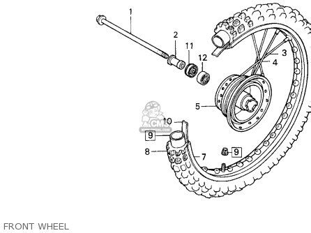 Honda Xr R Parts Diagram