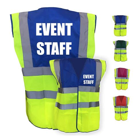 Hi Vis Premium Event Vests Brook Hivis Low Price Top Quality