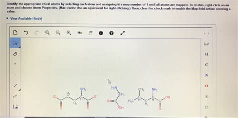 Solved Identily The Appropriate Chiral Atoms By Selecting Chegg