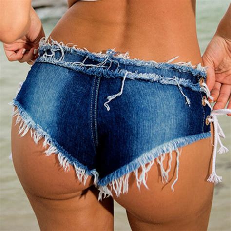 Womens Low Waist Shorts Denim Hot Pants Mini Short Jeans Sexy Hipster