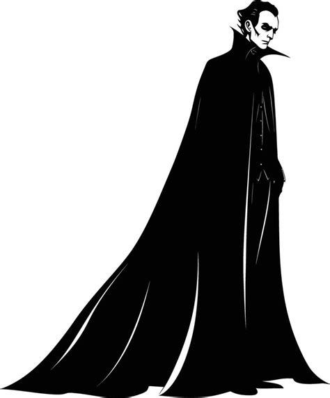 Ai Generated Silhouette Vampire Black Color Only Full Body 38020237 Vector Art At Vecteezy